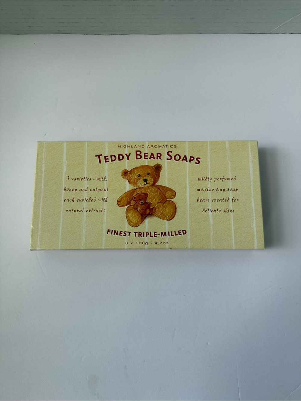 Teddy Bear Soaps - Gentle Yellow Bath Soap Set #606 #607